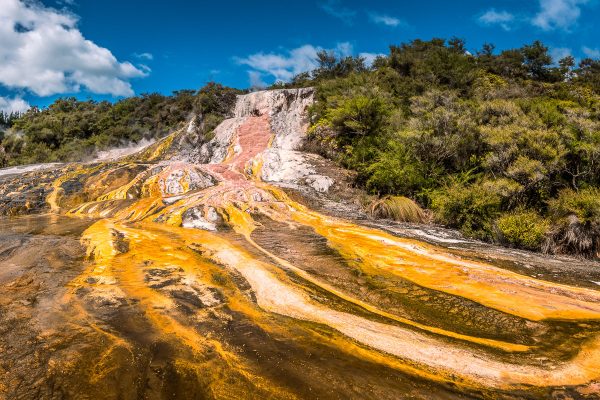 Geothermal Waterfall Photography Rotorua